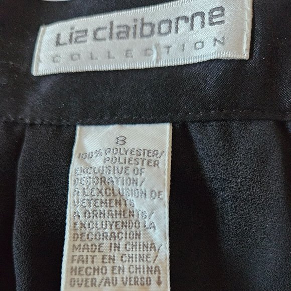 Liz Clairborne chiffon type pleated size 8 - Picture 6 of 11